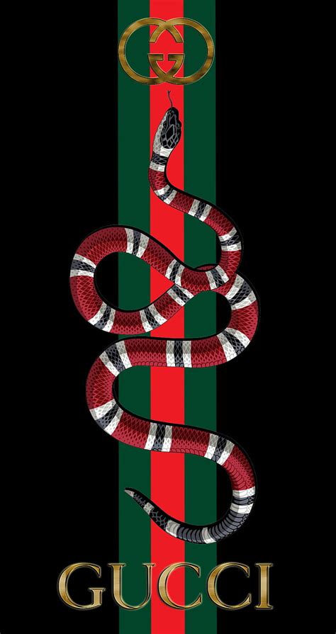 gucci logo snake background|Gucci snake logo background.